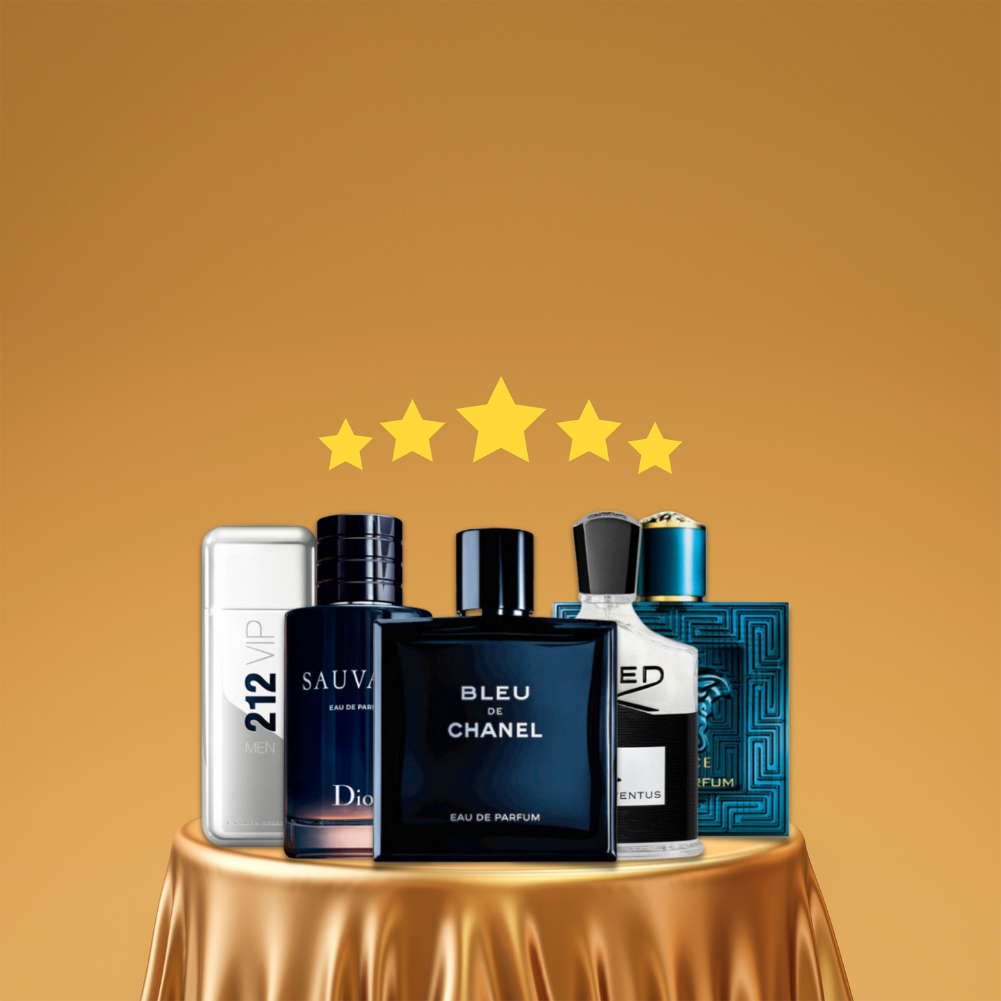 Collection of 5 best selling men's perfumes 1