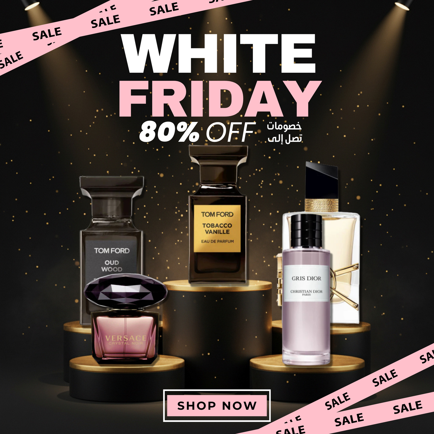 الخصم الأكبر على عطور النيش الدافئة! وفّر 80% في White Friday على إصدارات Tom Ford الحصرية